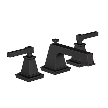 Newport Brass Widespread Lavatory Faucet in Flat Black 3140-56